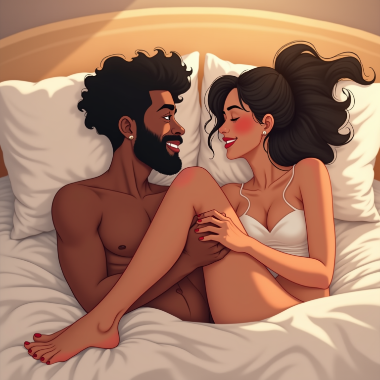 happy scissors sex position